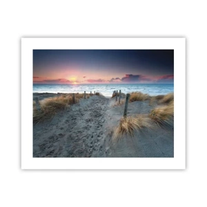 Affiche - Poster - Tu as versé l'éclat de l'arc-en-ciel sur les flots - 50x40 cm