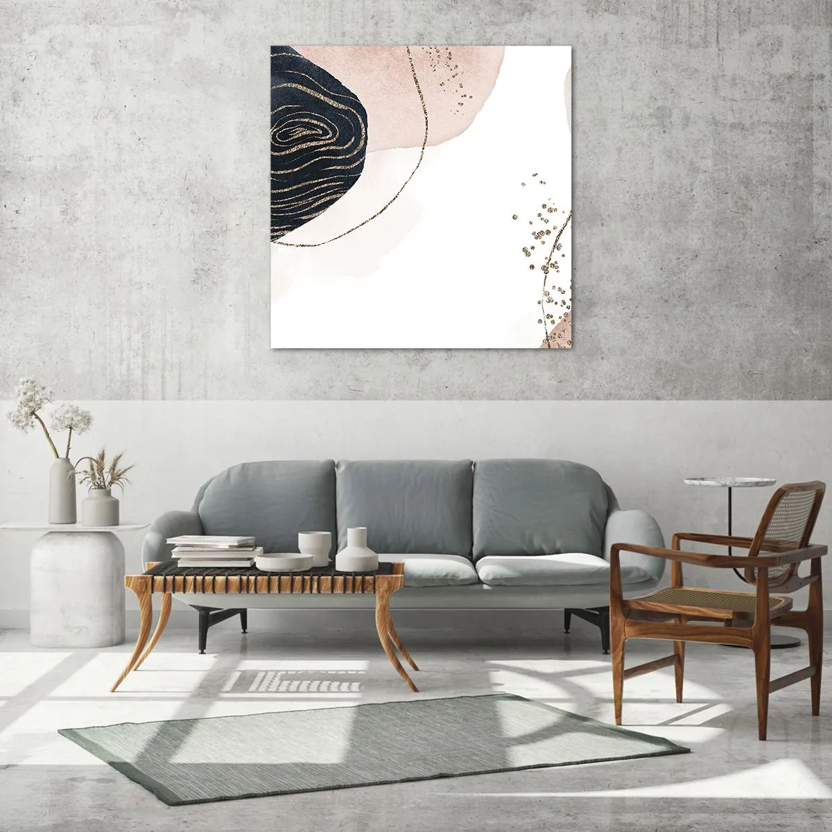 Impression sur verre - Image sur verre - Tout coule - 60x60 cm