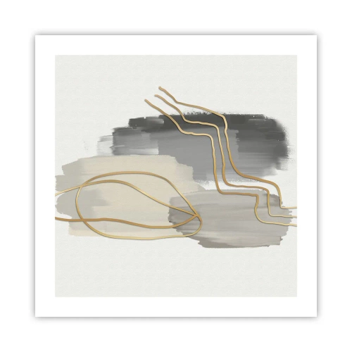 Affiche - Poster - Durée et mouvement - 50x50 cm