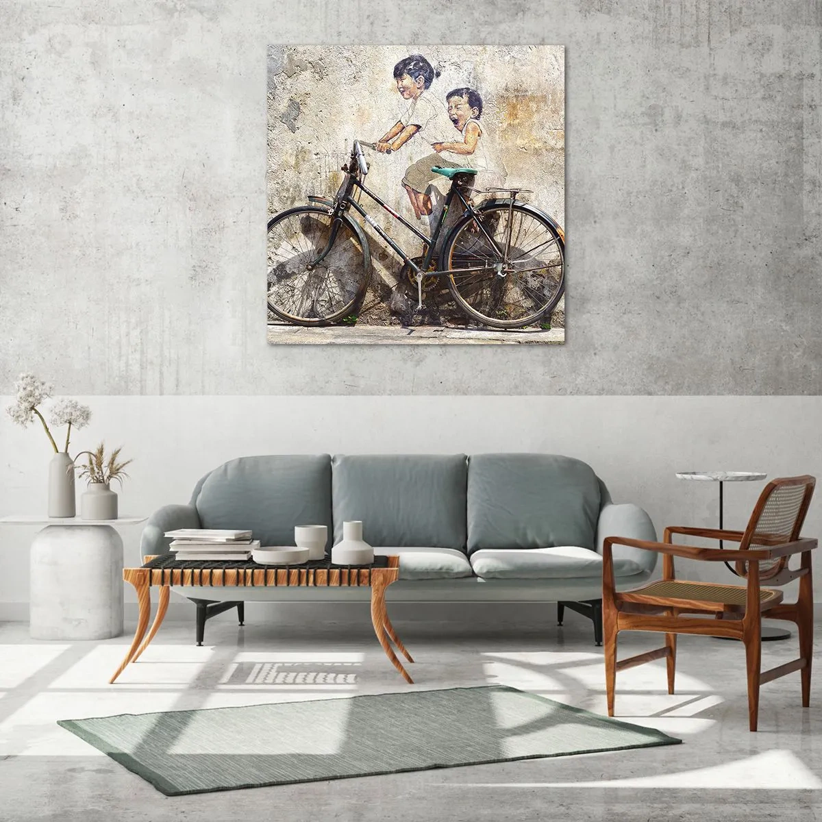 Impression sur verre - Image sur verre - Vrai ou faux? - 50x50 cm