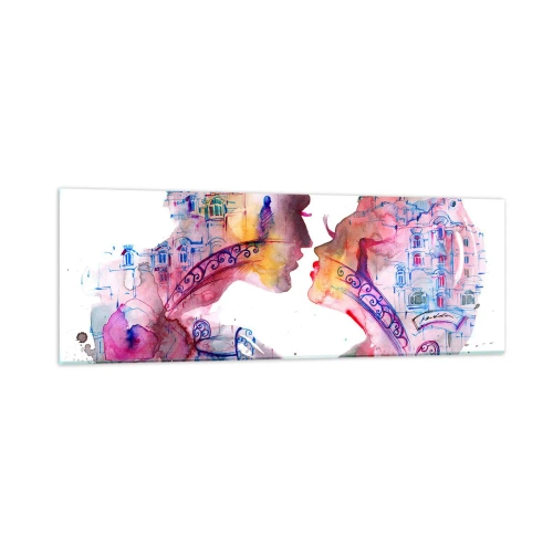Impression sur verre - Image sur verre - Le pont secret des soupirs - 90x30 cm