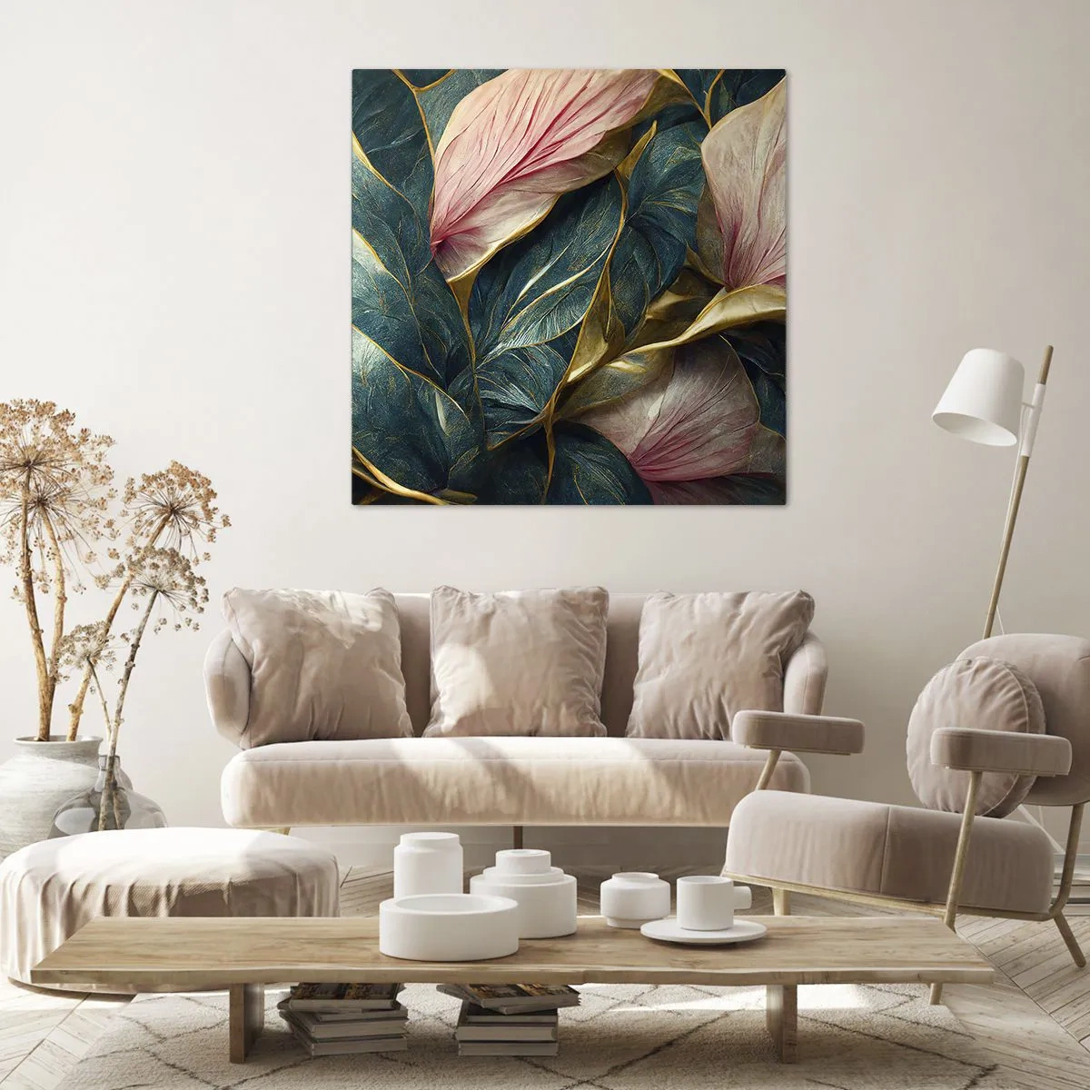 Impression sur toile - Image sur toile - Élégance et style naturels - 30x30 cm