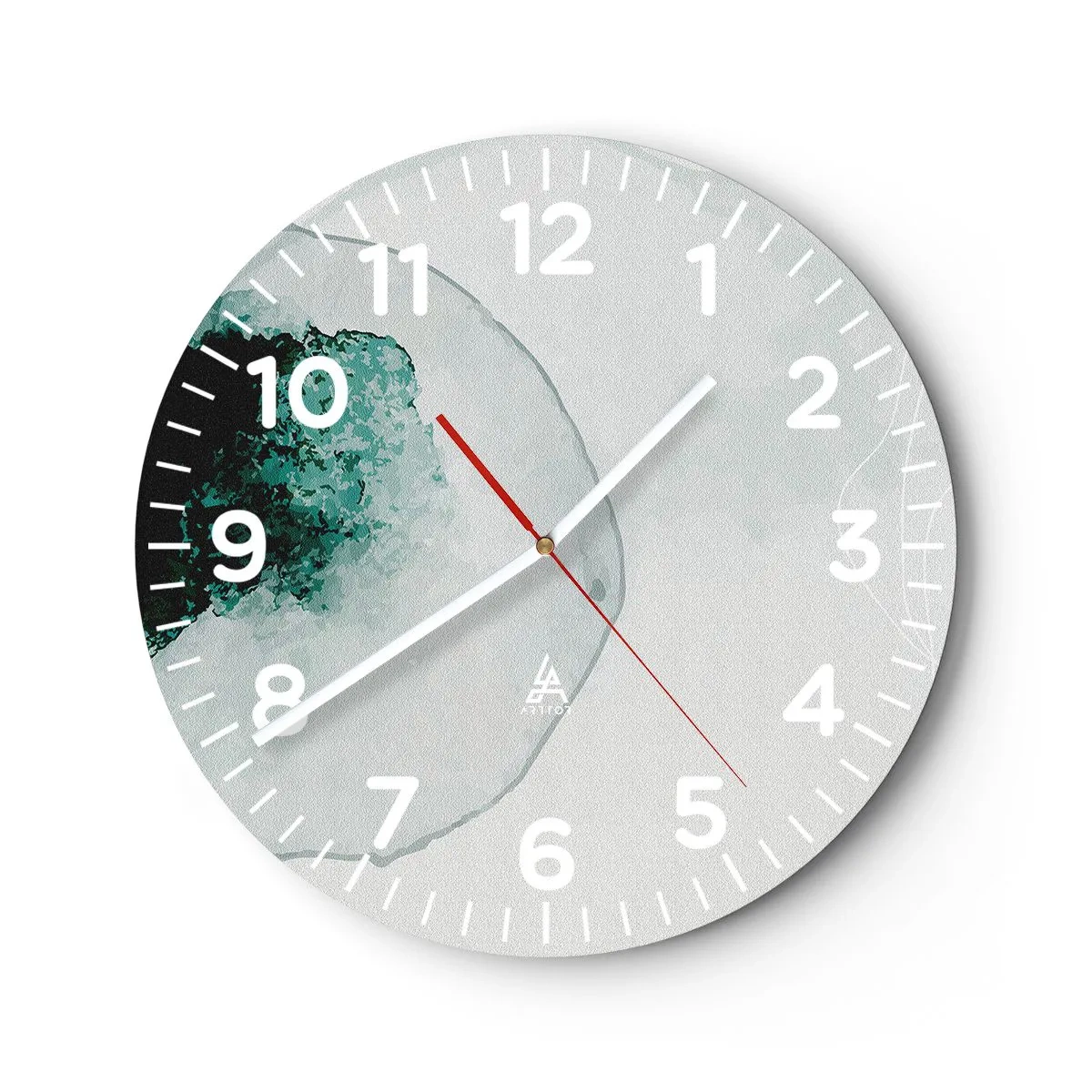 Horloge murale - Pendule murale - Dans une goutte d'eau - 40x40 cm