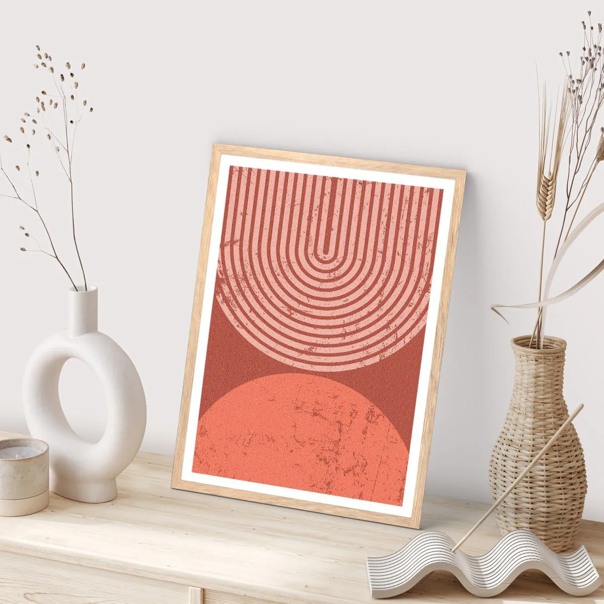 Affiche dans un chêne clair - Poster - Une relation proche - 40x50 cm