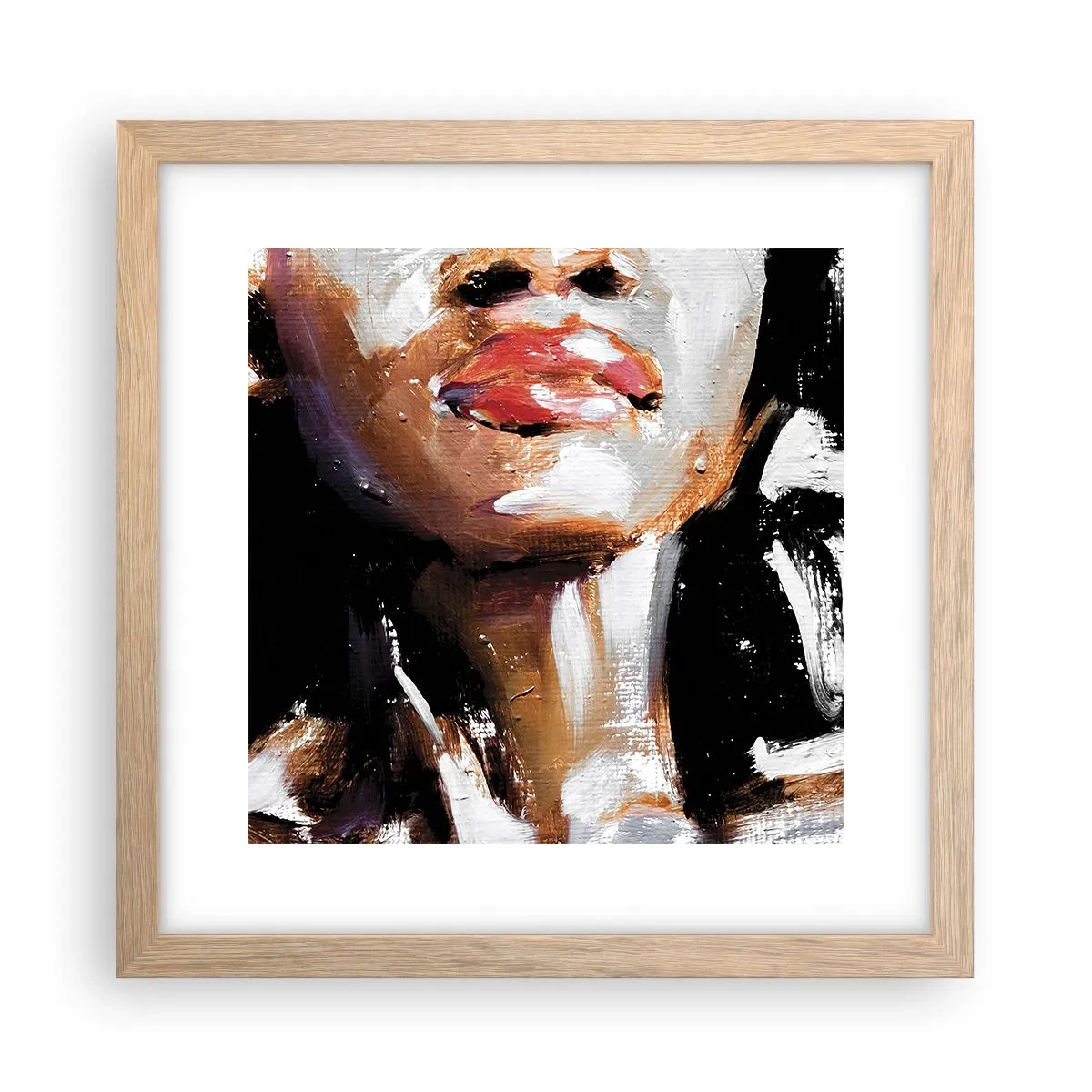 Affiche dans un chêne clair - Poster - Fierté sans préjugés - 30x30 cm