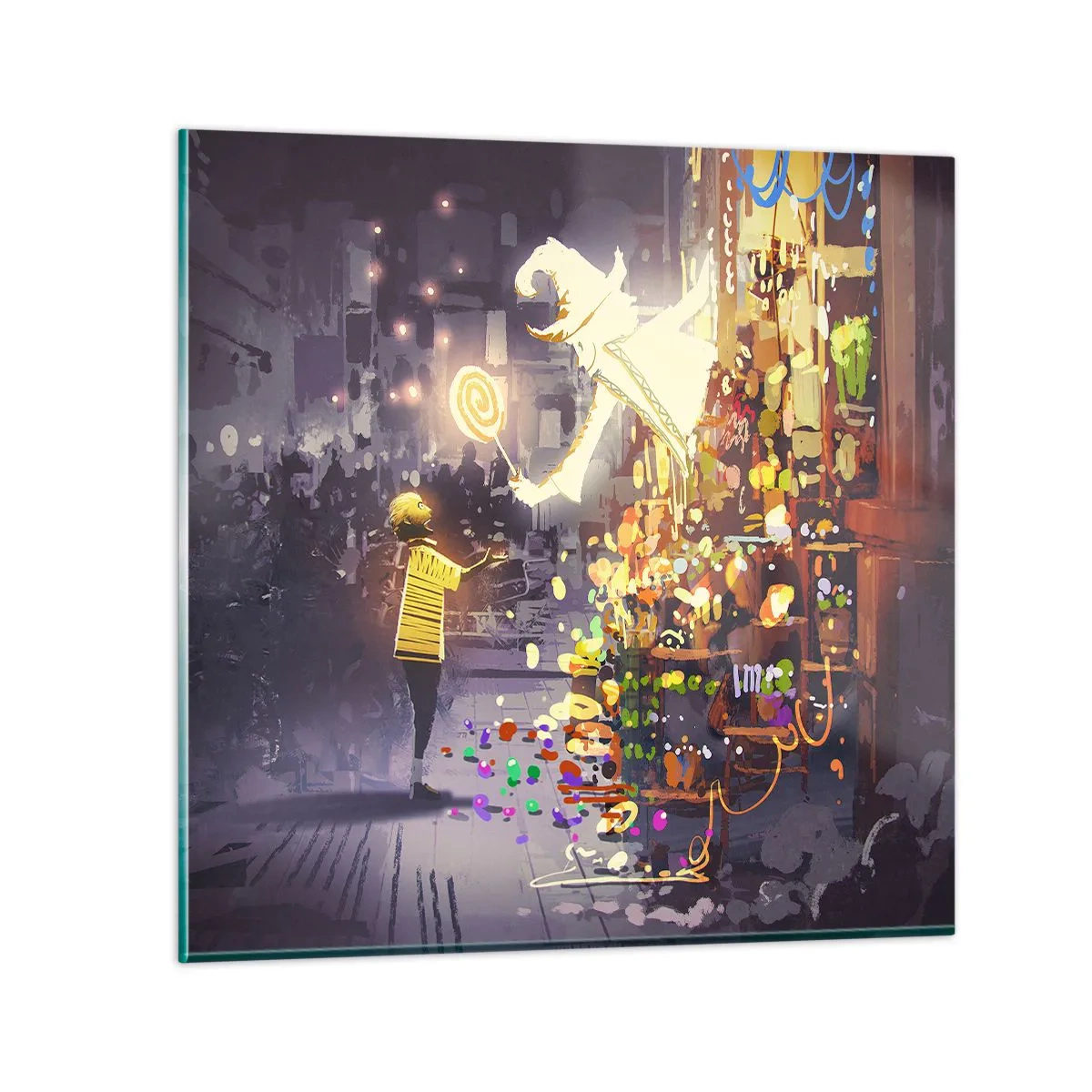 Impression sur verre - Image sur verre - La magie existe - 50x50 cm