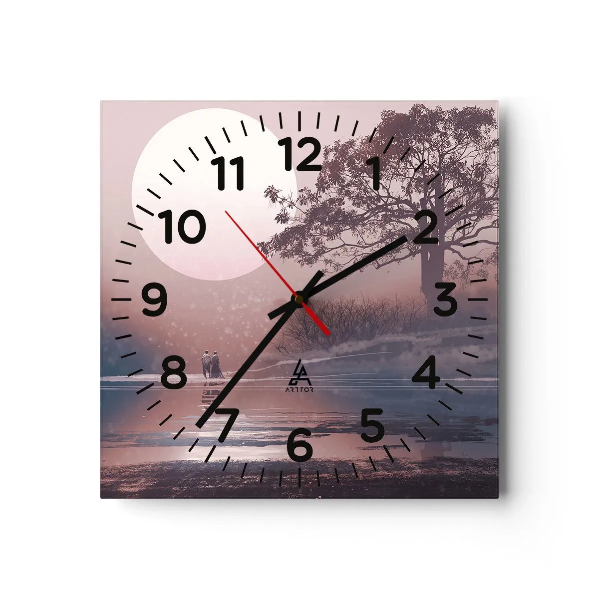 Horloge murale - Pendule murale - Merveilles de la nuit - 30x30 cm