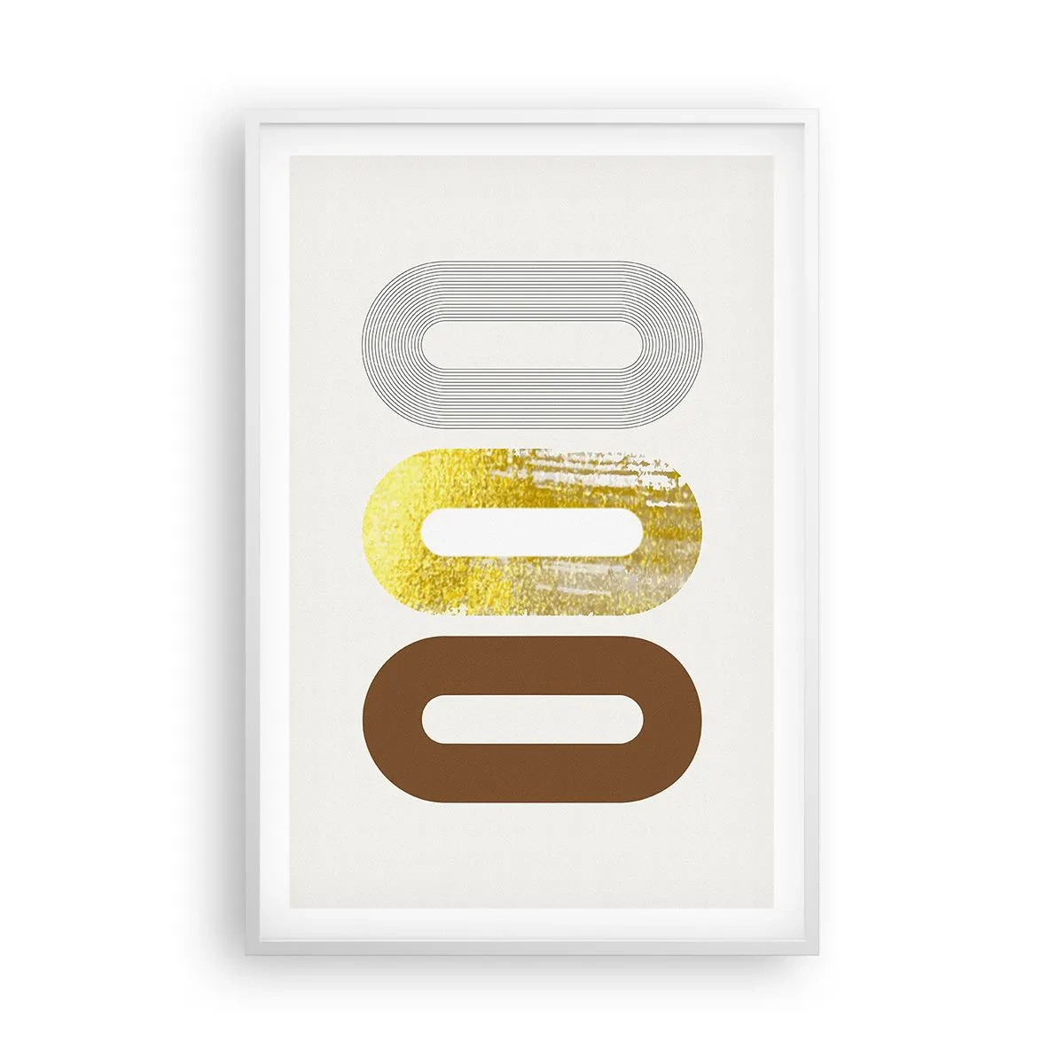 Affiche dans un cadre blanc - Poster - Ooo! - 61x91 cm