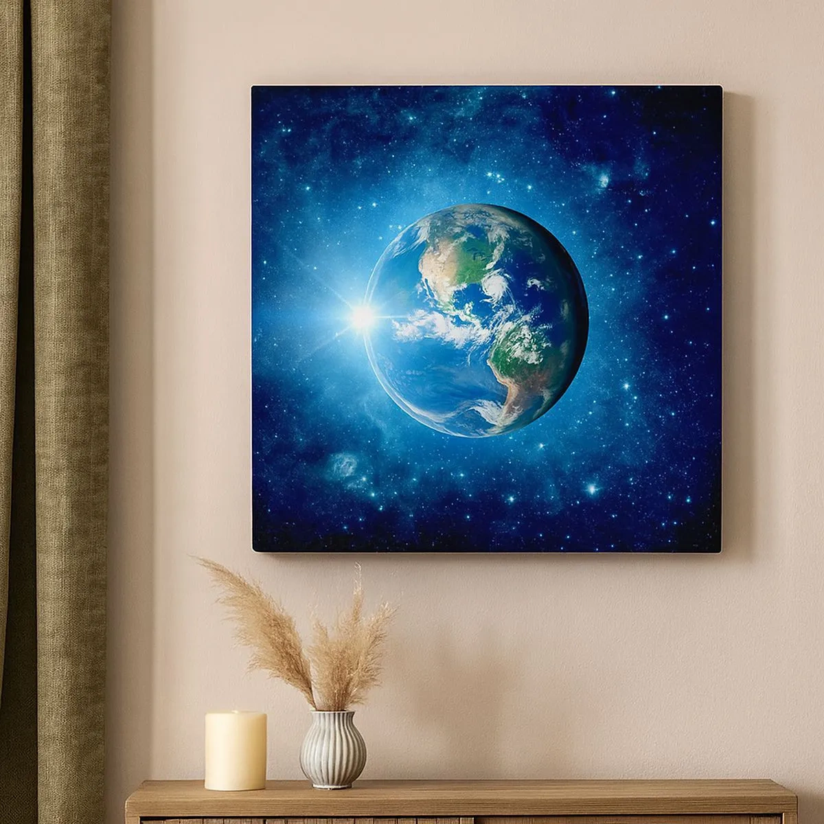 Impression sur toile - Image sur toile - Nous sommes au paradis - 30x30 cm