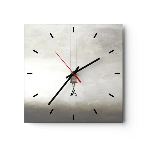 Horloge murale - Pendule murale - Enfant en nous - 40x40 cm