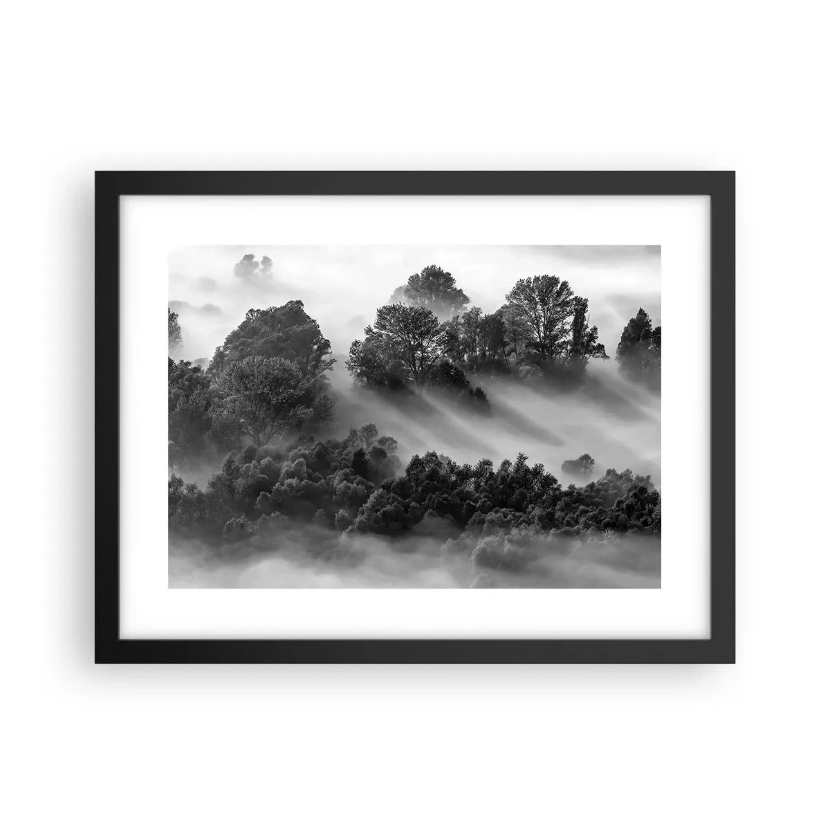 Affiche dans un cadre noir - Poster - Sortir de son sommeil - 40x30 cm
