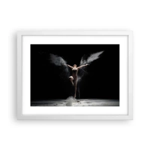 Affiche dans un cadre blanc - Poster - Les elfes existent - 40x30 cm