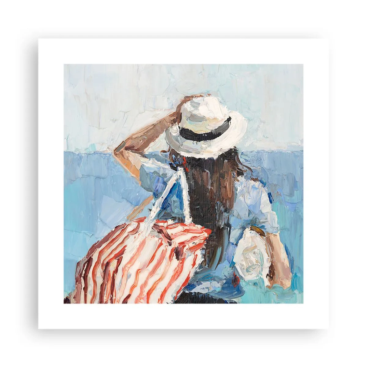 Affiche - Poster - Bienvenue à vos vacances - 40x40 cm