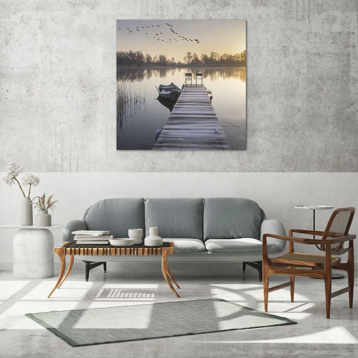 Impression sur verre - Image sur verre - Je reviendrai - 30x30 cm