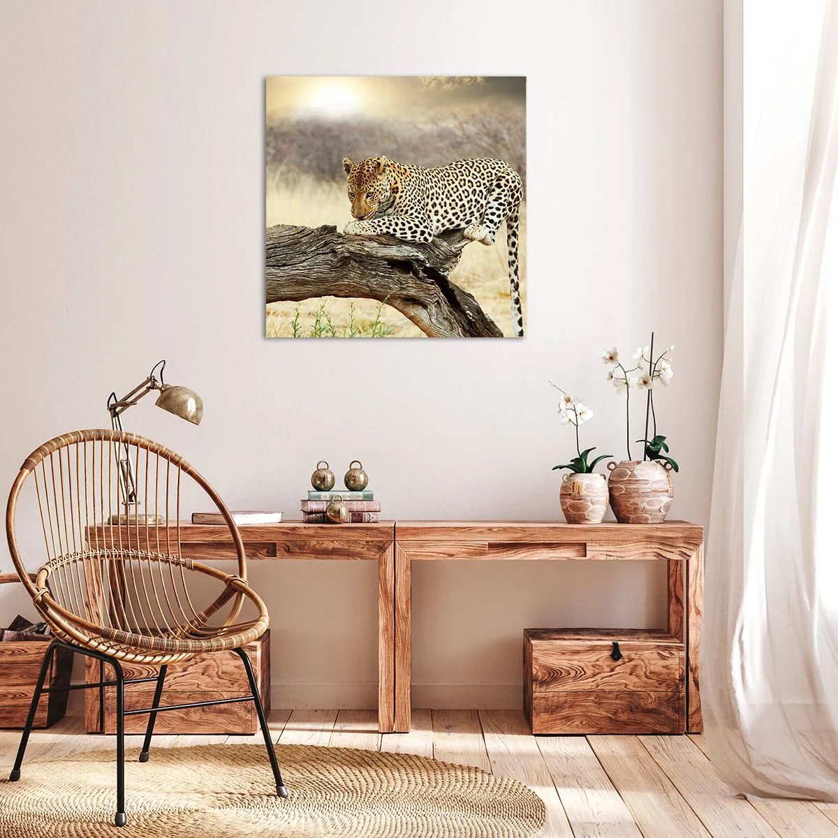 Impression sur toile - Image sur toile - Je suis ma propre route - 40x40 cm