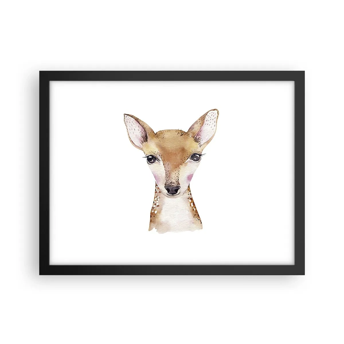 Affiche dans un cadre noir - Poster - L'innocence de la nature - 40x30 cm