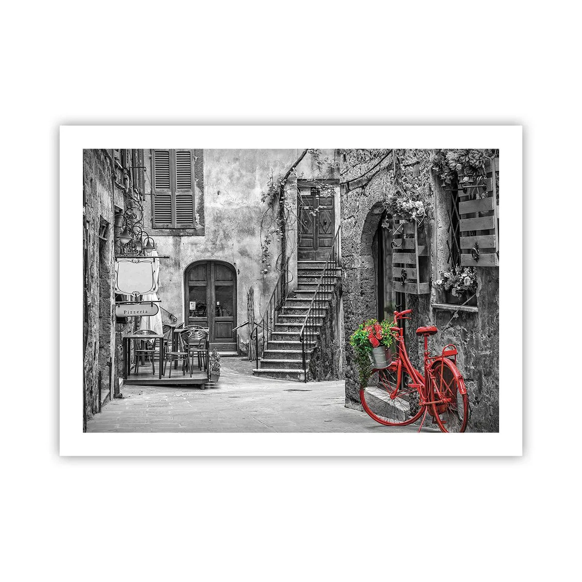 Affiche - Poster - Ruelle toscane - 70x50 cm