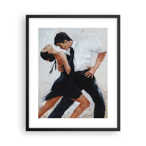 Affiche dans un cadre noir - Poster - Tango de mes rêves et pensées - 40x50 cm