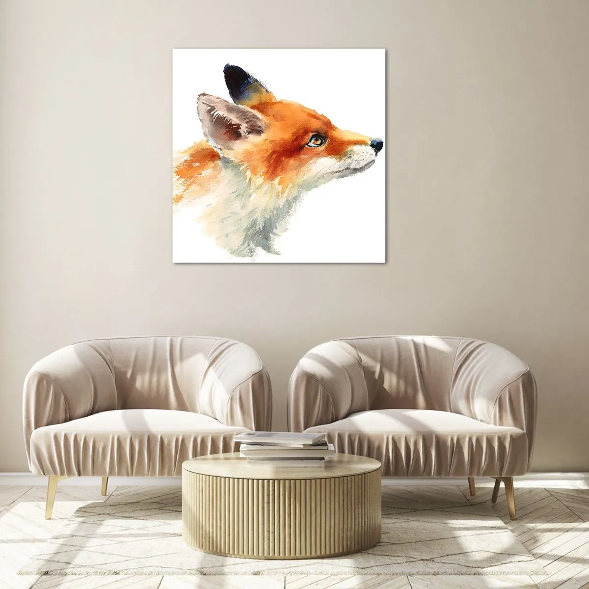 Impression sur verre - Image sur verre - Vous ne pouvez jamais être trop prudent - 70x70 cm