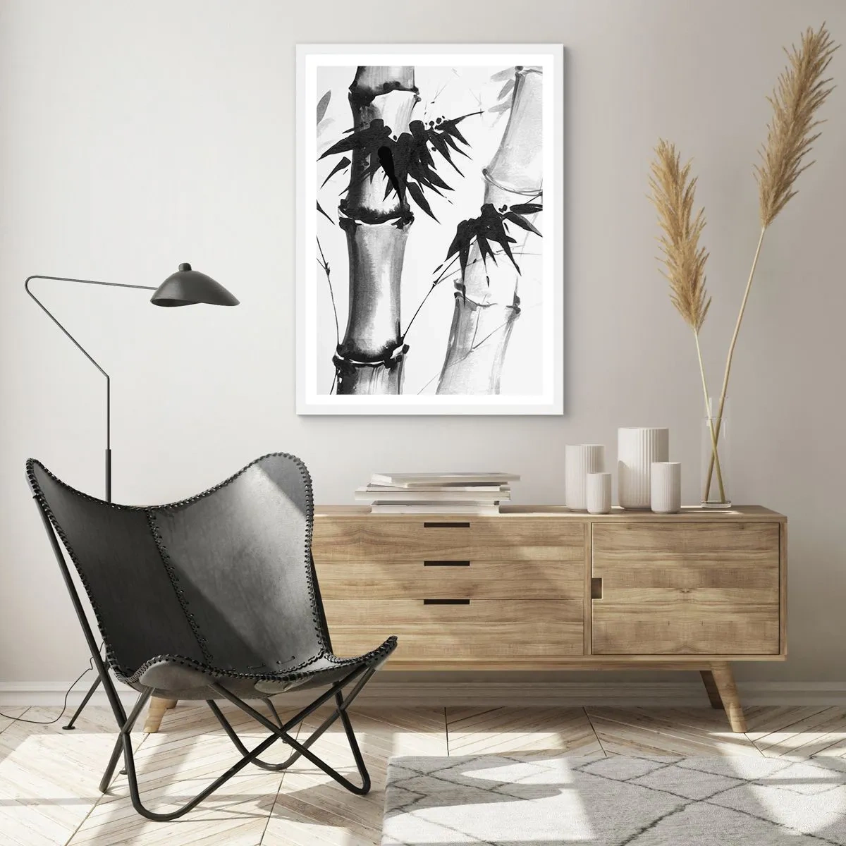 Affiche dans un cadre blanc - Poster - Gros plan sur l'orient - 70x100 cm