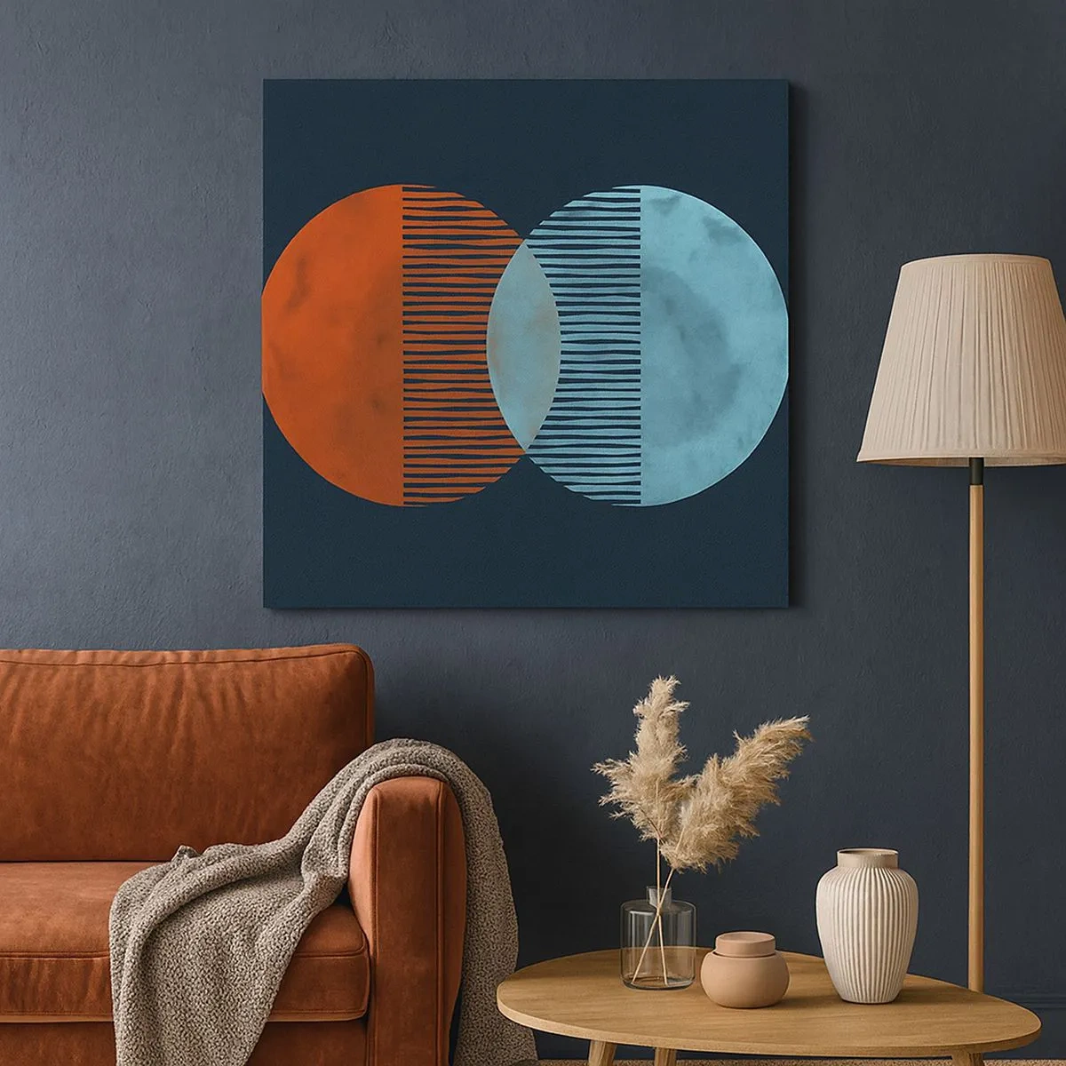 Impression sur toile - Image sur toile - Fantaisie astronomique - 30x30 cm