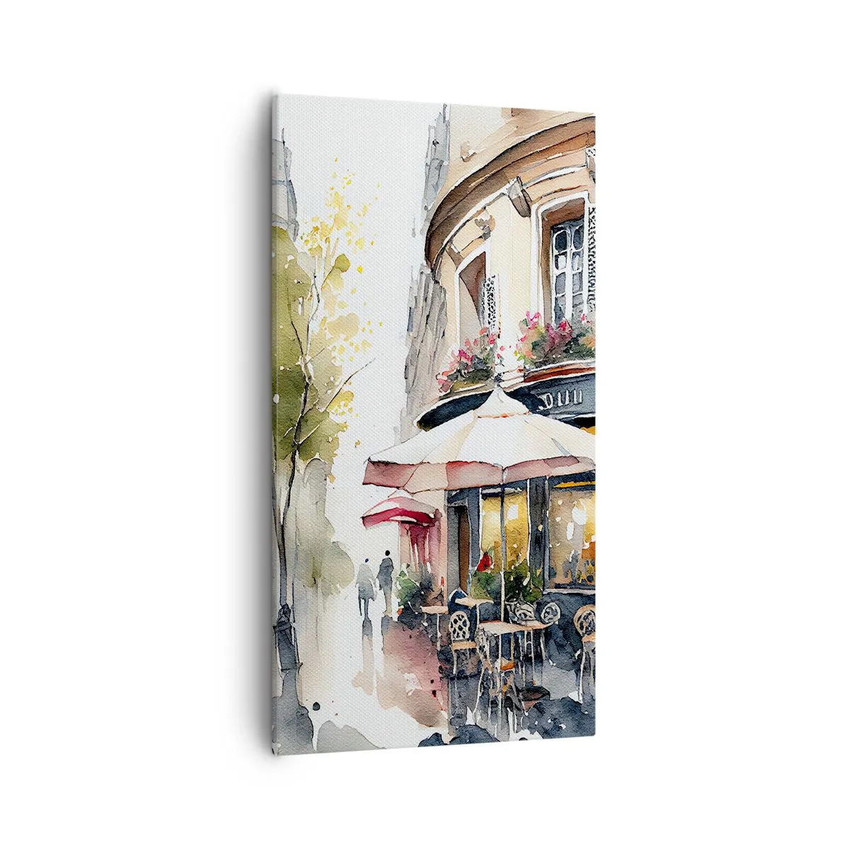 Impression sur toile - Image sur toile - Matinée parisienne - 55x100 cm
