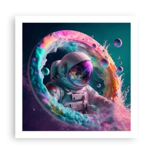 Affiche - Poster - porte des étoiles - 60x60 cm