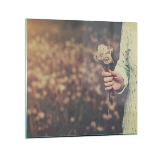 Impression sur verre - Image sur verre - Merci de les garder - 60x60 cm