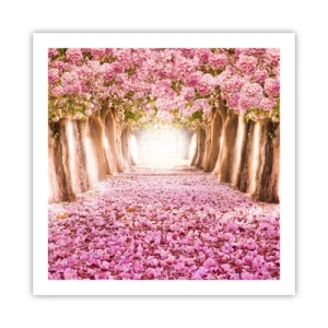 Affiche - Poster - La route du paradis - 60x60 cm