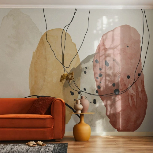 Papier Peint Photo Premium Canvas - Léger et transparent comme l'air - Abstraction, Morceau, Art moderne - 150x105 cm