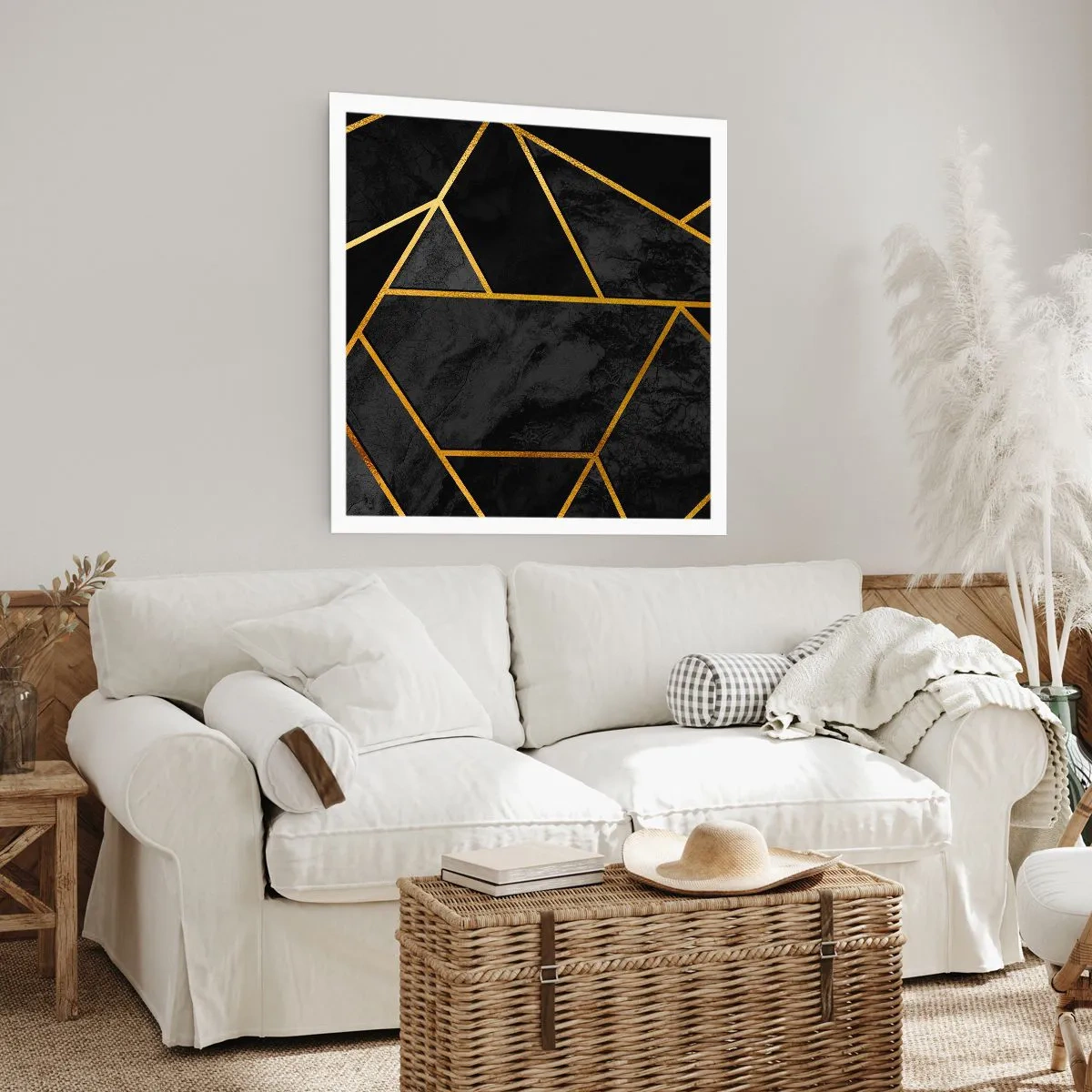 Affiche - Poster - Obscurité et éclat - 60x60 cm