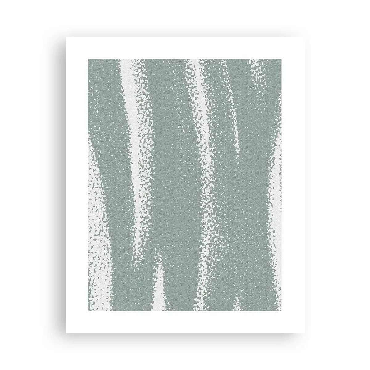 Affiche - Poster - Abstraction dans un climat hivernal - 40x50 cm