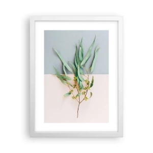 Affiche dans un cadre blanc - Poster - Subtilité pastel - 30x40 cm