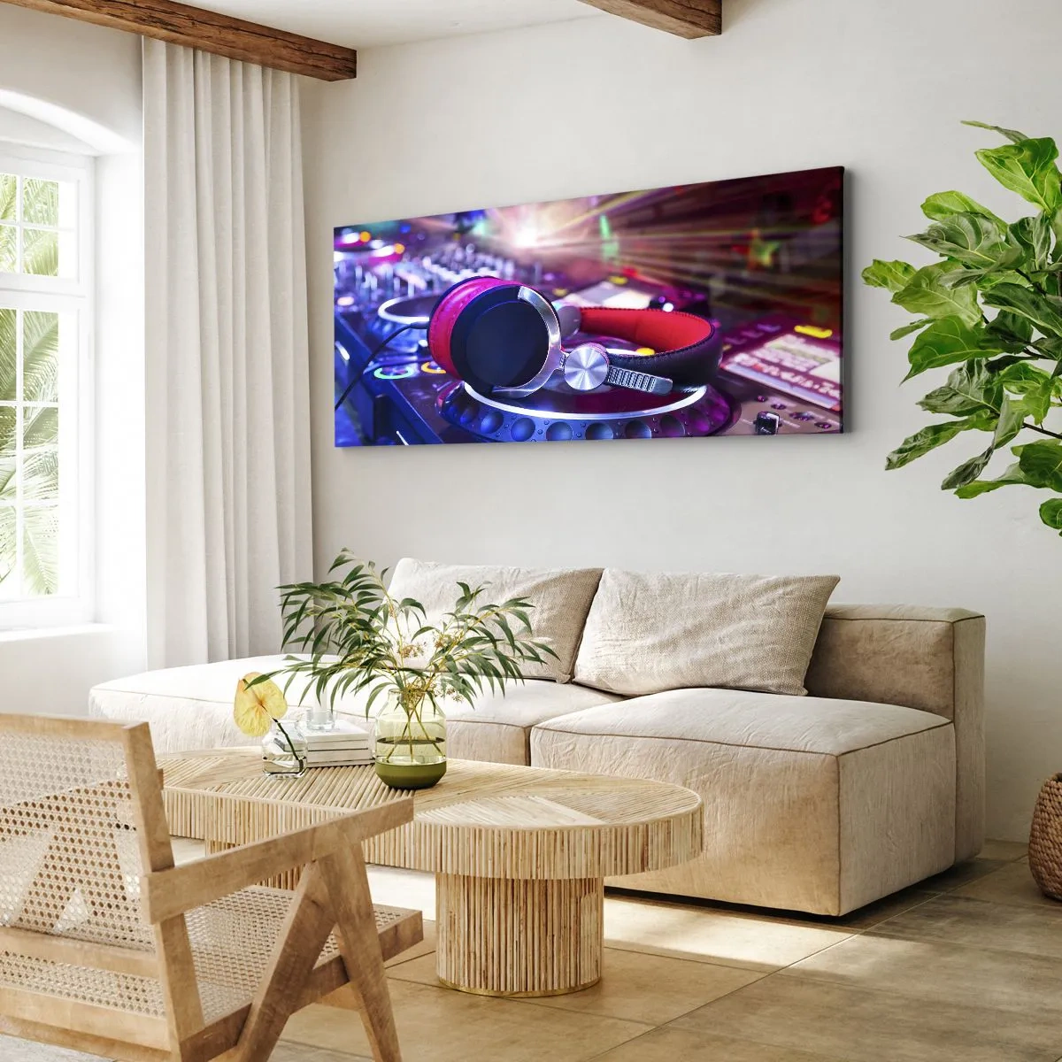 Impression sur toile - Image sur toile - Il va s'en passer des choses - 100x40 cm