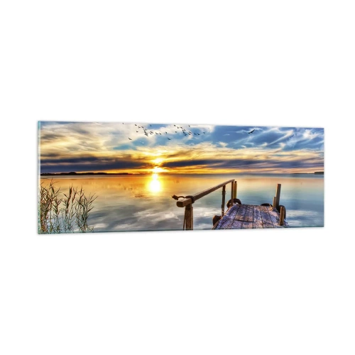 Impression sur verre - Image sur verre - Le vent se repose - 90x30 cm