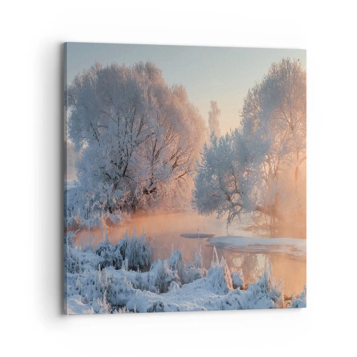 Impression sur toile - Image sur toile - Tout dans le soleil brille en cristal - 70x70 cm