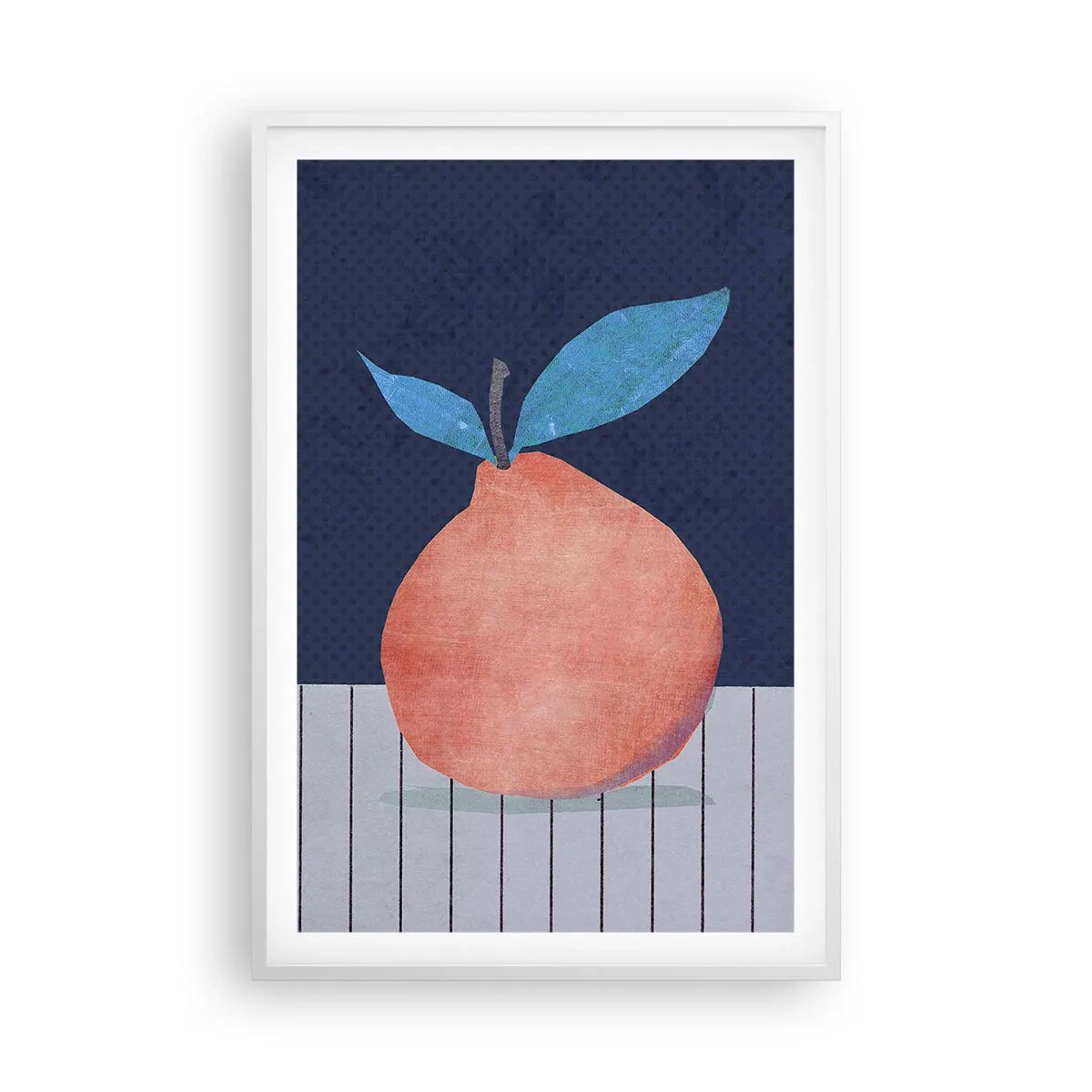 Affiche dans un cadre blanc - Poster - Convexité et plan - 61x91 cm