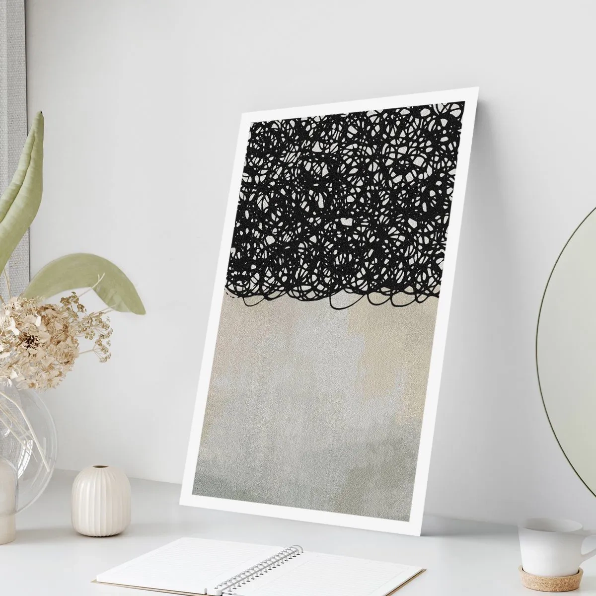 Affiche - Poster - Abstraction turbulente - 61x91 cm