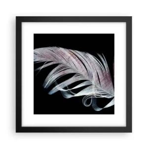 Affiche dans un cadre noir - Poster - Pensez au toucher - 30x30 cm