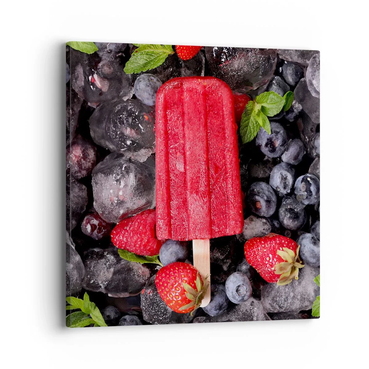 Impression sur toile - Image sur toile - Le goût d’un été chaud - 40x40 cm