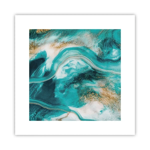 Affiche - Poster - Rivière d'or - 30x30 cm
