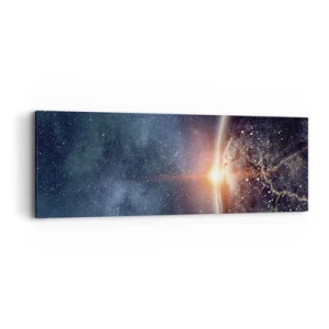 Impression sur toile - Image sur toile - Dans une nouvelle perspective - 90x30 cm