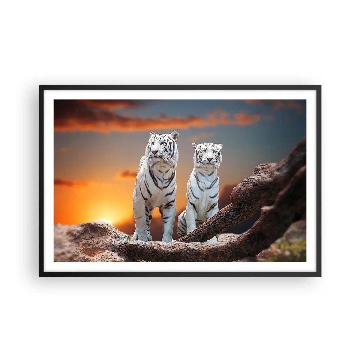 Affiche dans un cadre noir - Poster - Tout comme à Narnia - 91x61 cm