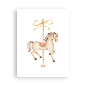 Affiche - Poster - Un trot gracieux - 30x40 cm