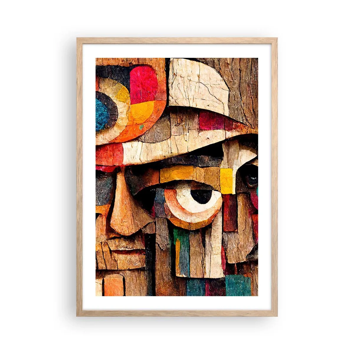 Affiche dans un chêne clair - Poster - Je te vois… - 50x70 cm