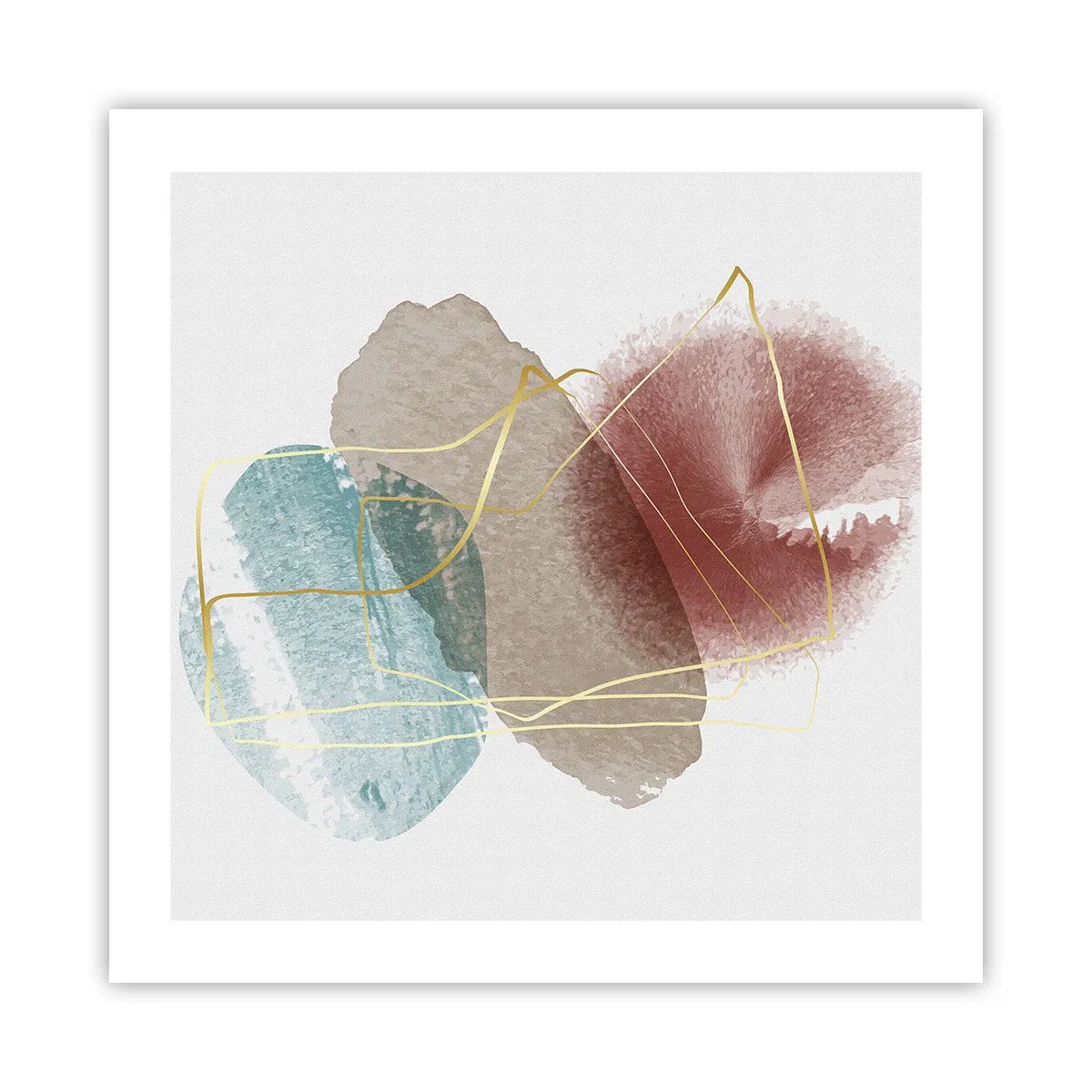 Affiche - Poster - Coraux de l'espace - 50x50 cm