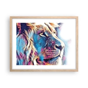 Affiche dans un chêne clair - Poster - L'intelligence de la nature - 50x40 cm