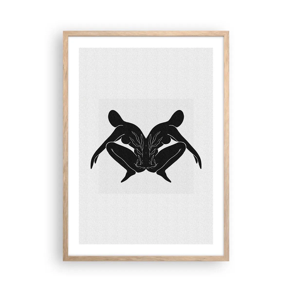 Affiche dans un chêne clair - Poster - Une âme commune - 50x70 cm