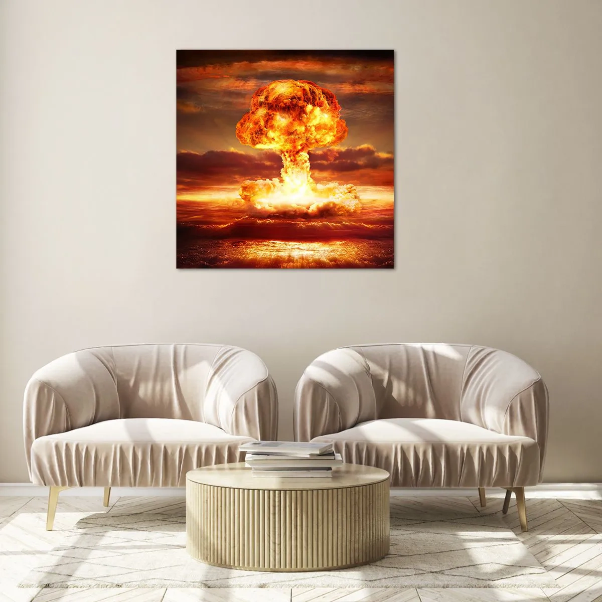 Impression sur verre - Image sur verre - Et la fin viendra - 60x60 cm