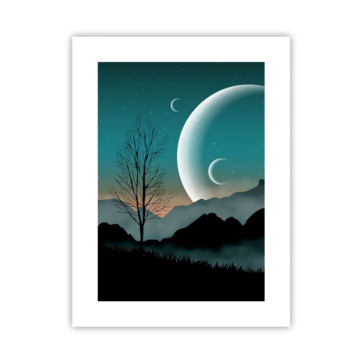 Affiche - Poster - Carnaval de la nuit étoilée - 30x40 cm